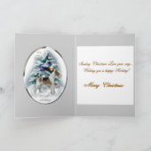 De Giften van Kerstmis van de Fox-terrier van de Feestdagen Kaart (Binnen)