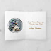 De Giften van Kerstmis van de windhond Feestdagen Kaart (Binnen)