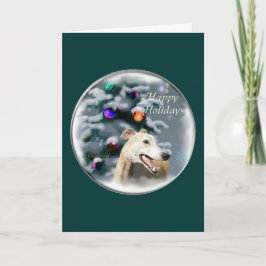 De Giften van Kerstmis van de windhond Feestdagen Kaart