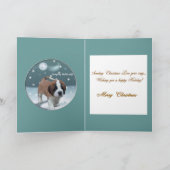 De Giften van Kerstmis van het Puppy van de Feestdagen Kaart (Binnen)