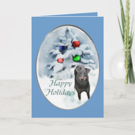 De Giften van Kerstmis van Manchester Terrier Feestdagen Kaart