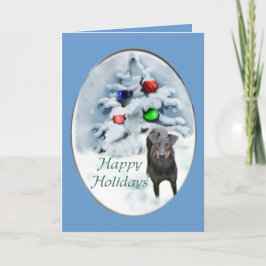 De Giften van Kerstmis van Manchester Terrier Feestdagen Kaart