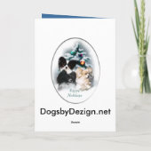 De Giften van Kerstmis van Papillon Feestdagen Kaart (Achterkant)