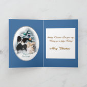 De Giften van Kerstmis van Papillon Feestdagen Kaart (Binnen)