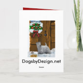 De Giften van Kerstmis van Terrier van Sealyham Feestdagen Kaart (Achterkant)