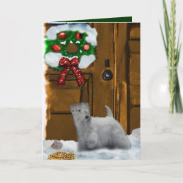 De Giften van Kerstmis van Terrier van Sealyham Feestdagen Kaart