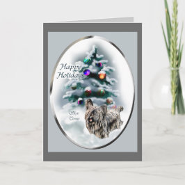 De Giften van Kerstmis van Terrier van Skye Feestdagen Kaart