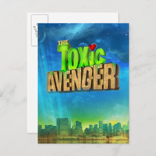 De giftige Avenger Briefkaart (Voorkant / Achterkant)