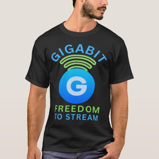 De Gigabit En Daarboven T-shirt (Voorkant)