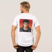 De Gigachad's Swagger Saga Tri-Blend Shirt (Achterkant volledig)