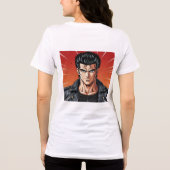 De Gigachad's Swagger Saga Tri-Blend Shirt (Achterkant)