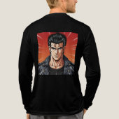 De Gigachad's Swagger Saga Tri-Blend Shirt (Achterkant volledig)