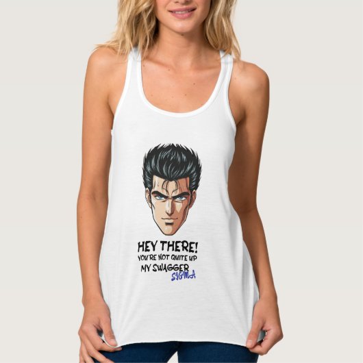 De Gigachad's Swagverhaal Saga Tanktop (Voorkant)