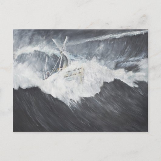 De Gigantic Wave Briefkaart (Voorkant)