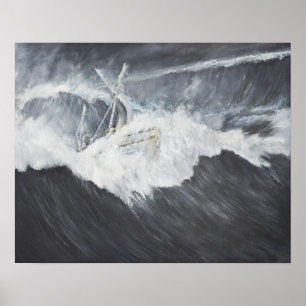 De Gigantic Wave Poster