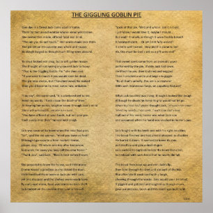 DE GIGGLING GOBLIN PIE POSTER