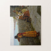 De gijzelaar, c. 1912, ingediend door Edmund Blair Legpuzzel (Verticaal)