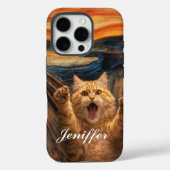 De gil kat parodie kunst Case-Mate iPhone case (Achterkant)