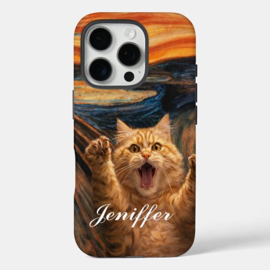 De gil kat parodie kunst Case-Mate iPhone case (Achterkant)