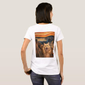De gil kat parodie kunst t-shirt (Achterkant volledig)