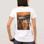 De gil kat parodie kunst t-shirt (Achterkant)