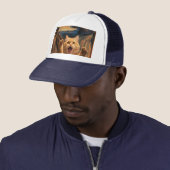 De gil kat parodie kunst trucker pet (In situ)
