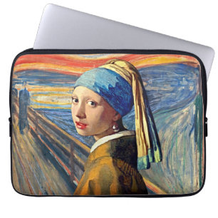 De gil van het meisje Laptophoes Laptop Sleeve