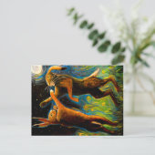 De gilijsten briefkaart (Staand voorkant)