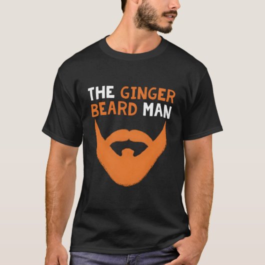 De Ginger Baard Man Red Haired Redhead Irish Ging T-shirt (Voorkant)