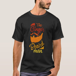 De Ginger Beard Man Cool Redhead Irish Bearling T-shirt