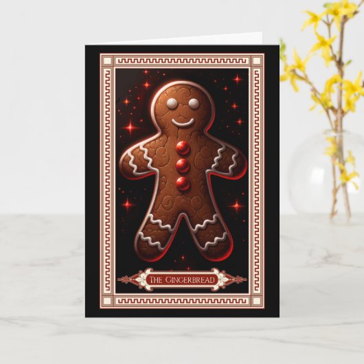De Gingerbread Man Tarot Kaart (Gele Bloem)