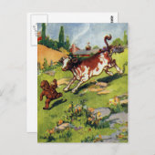 De Gingerbrood-jongen en de Koe Briefkaart (Voorkant / Achterkant)