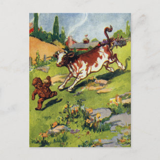 De Gingerbrood-jongen en de Koe Briefkaart