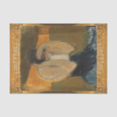 De Gipsy Woman, Helene Schjerfbeck, ontkoppeling Tissuepapier (Voorkant)