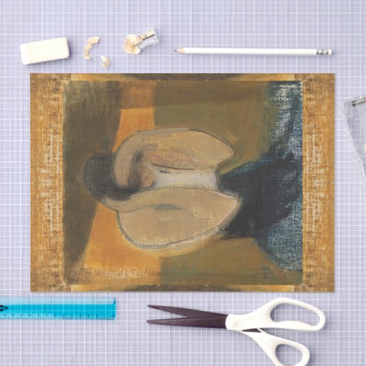 De Gipsy Woman, Helene Schjerfbeck, ontkoppeling Tissuepapier (Craft)