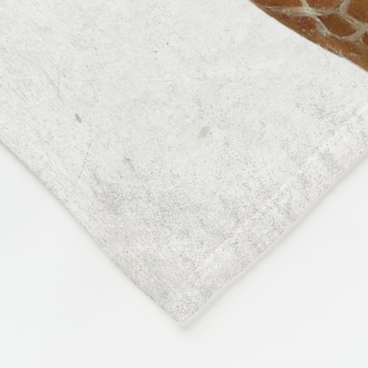 De giraf fleece deken (Hoek)