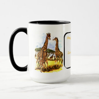 De Giraffe familie - Mok