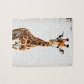 De giraffe  legpuzzel (Horizontaal)