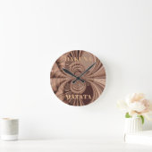 De Giraffe Safari Geweven Sourveni van Matata Ronde Klok (Huis)