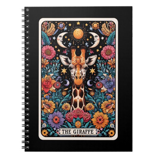 De Giraffe Spirit Tarot Kaart Notitieboek (Voorkant)