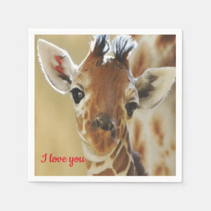 De Giraffe van de Servetten van het document