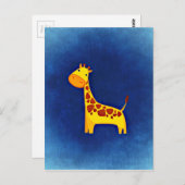 De Giraffe van het baby Briefkaart (Voorkant / Achterkant)