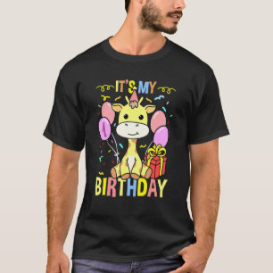 De Giraffe van mijn eerste verjaardag T-shirt