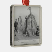 De Giraffes met de Arabieren Metalen Ornament (Rechts)