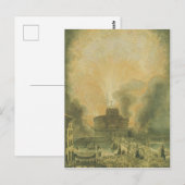 De Girandola in het Castel Sant'Angelo Briefkaart (Voorkant / Achterkant)
