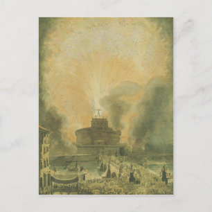 De Girandola in het Castel Sant'Angelo Briefkaart