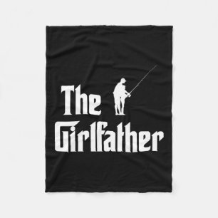 De Girlfather Grappige vader van het meisje Vist e Fleece Deken