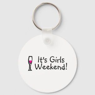 De Girls Weekend Wine Sleutelhanger