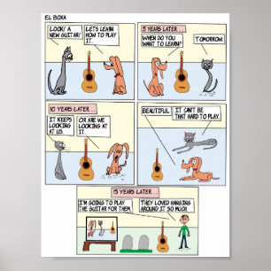 De gitaar poster