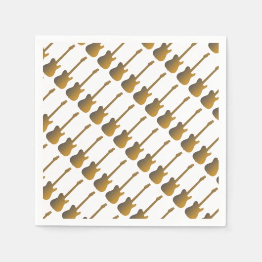 De gitaar servetten (Voorkant)